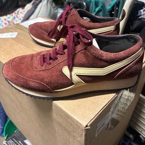 Rag in bone Burgundy Suede Casual Sneakers